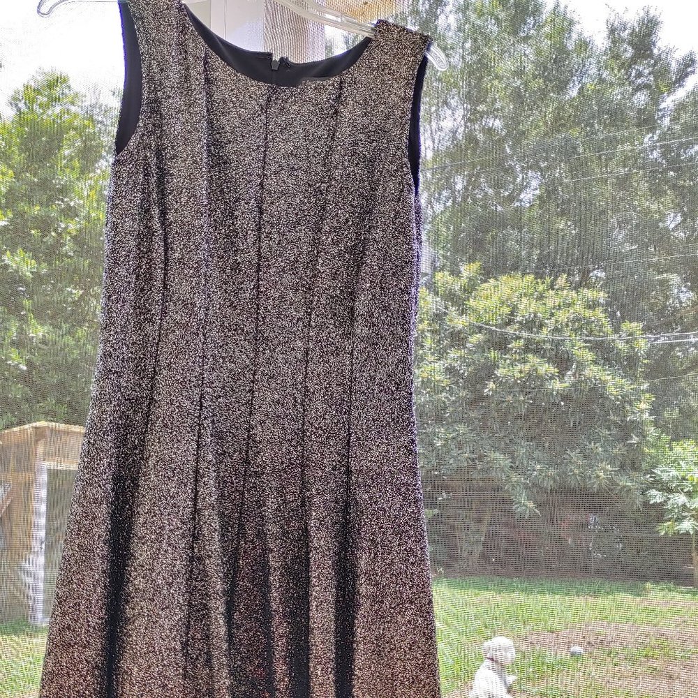 S. Levine bl/silver/gold sequin look fancy dress